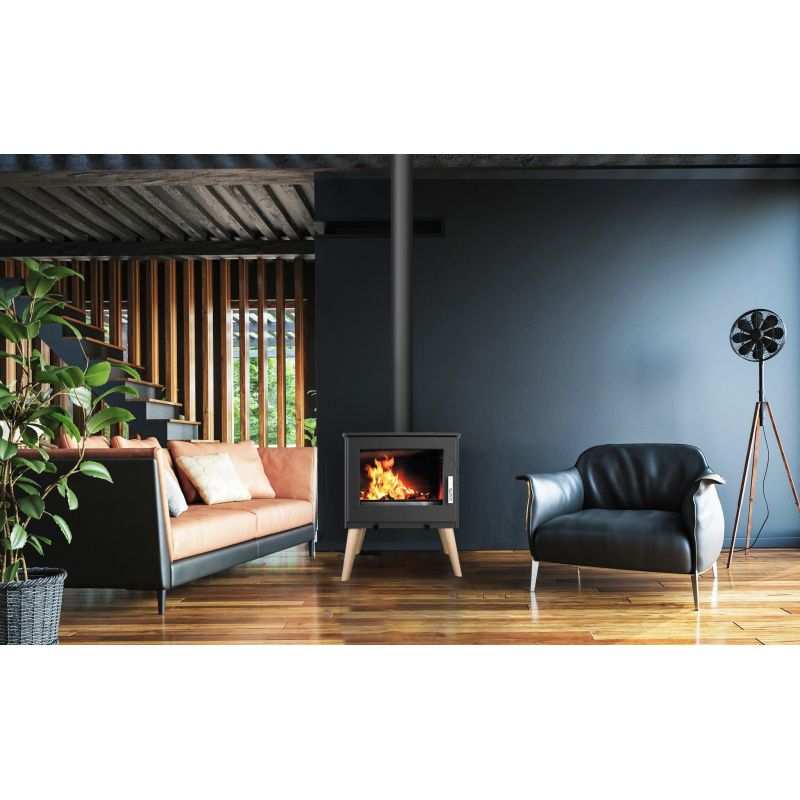 Poêle à bois étanche en fonte SUPRA Usko 8.7 kW — free download